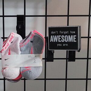 Nike Dri-Fit Socks 6-Pack - kids Comfort with Pink Accents